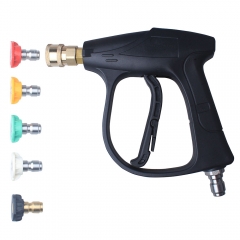 DUSICHIN High Pressure Washer Gun,3000 PSI Max, 5 Pressure Water Washer Nozzles, 2.5 Tips